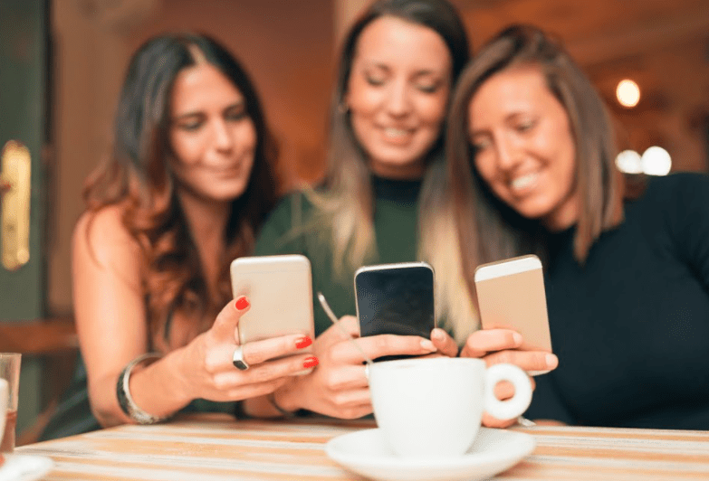 friends on social media
